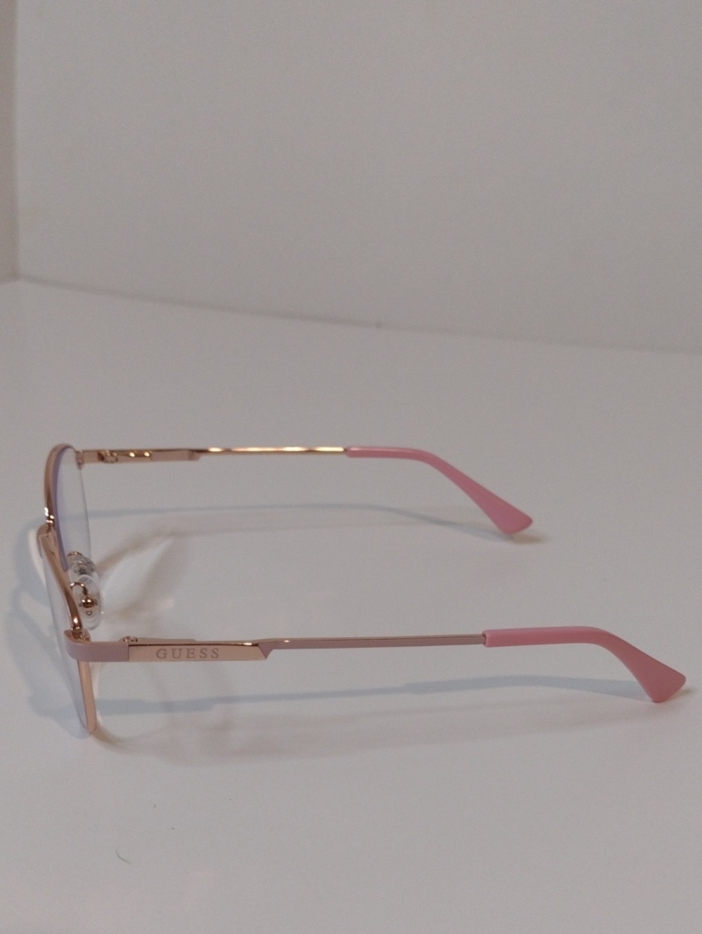Guess Kids Pink Metal Rim Eyeglasses - Picture 15 of 16